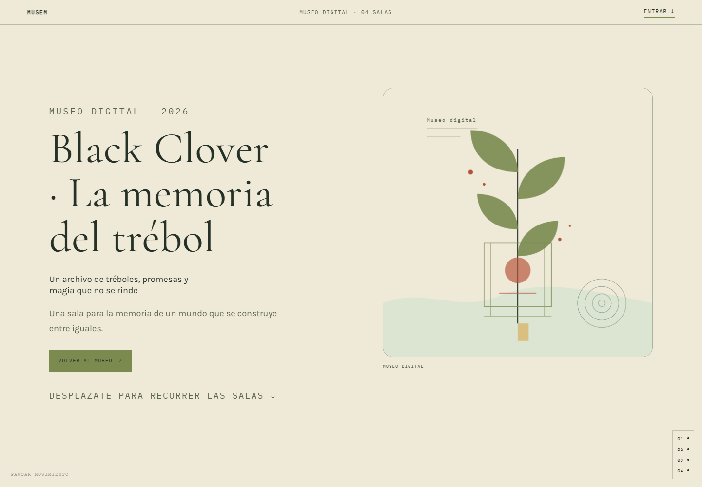 Black Clover, sala Nature Memory